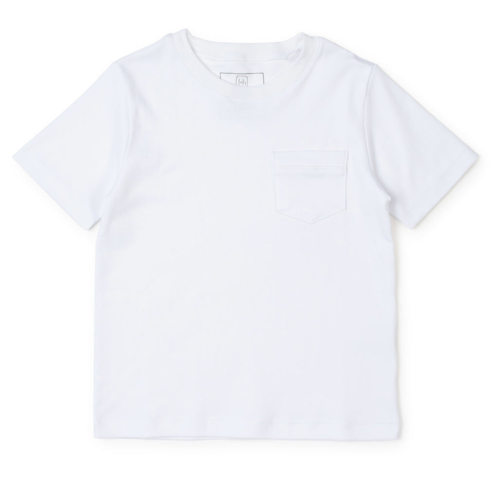 Lila + Hayes White Charles T-Shirt