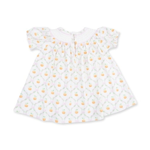 Angel Dear Pretty Pumpkin Trellis Bishop Dress and Bloomer