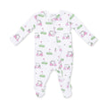 Angel Dear Golf Carts Pink Ruffle Zipper Footie