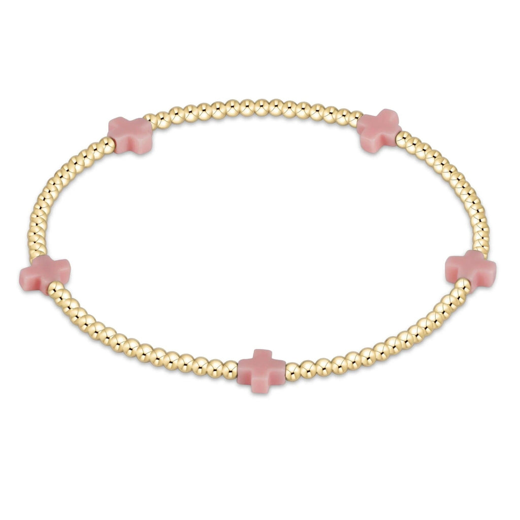 ENewton Signature Small Cross 2mm Bracelet