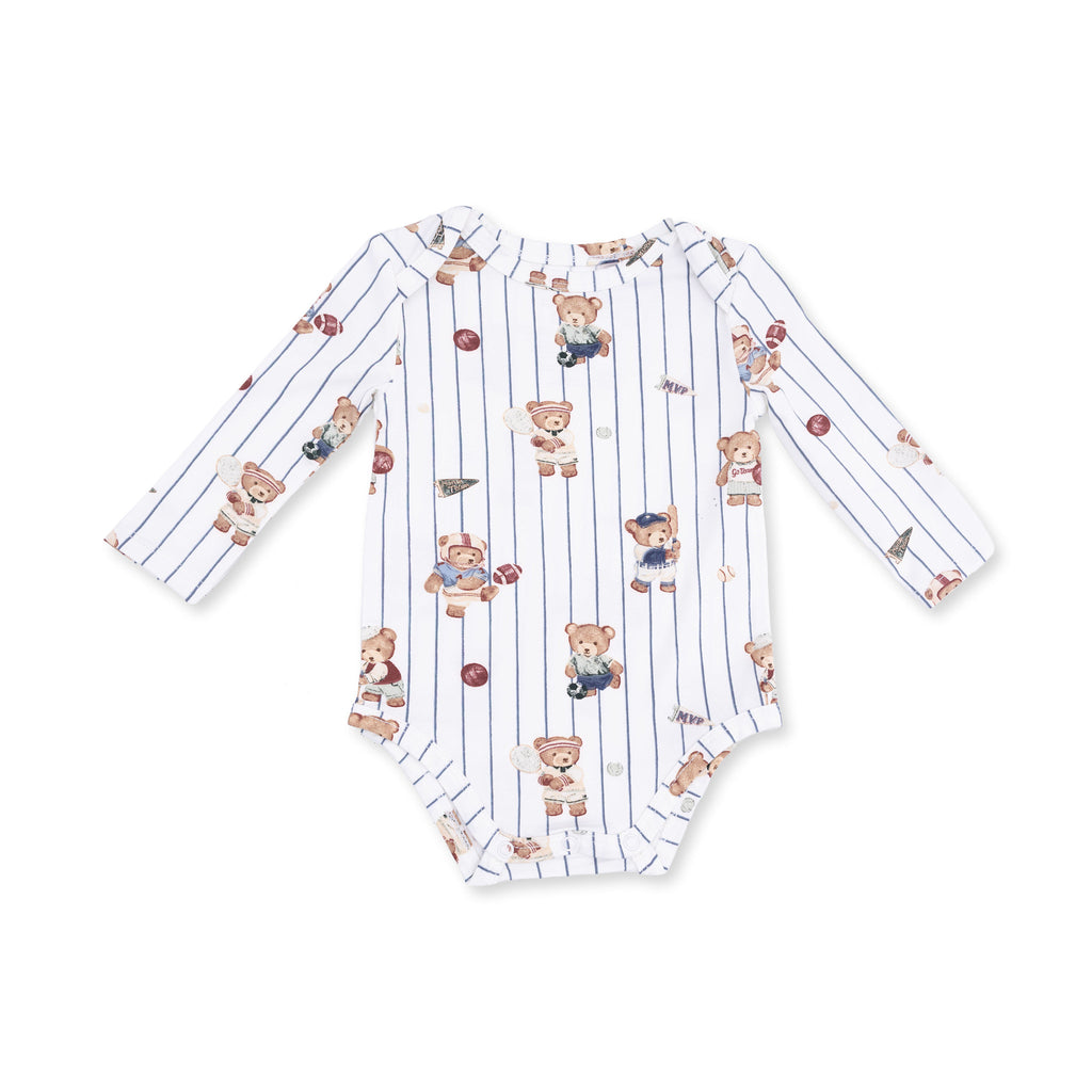 Angel Dear Mixed Sports Bears Bodysuit
