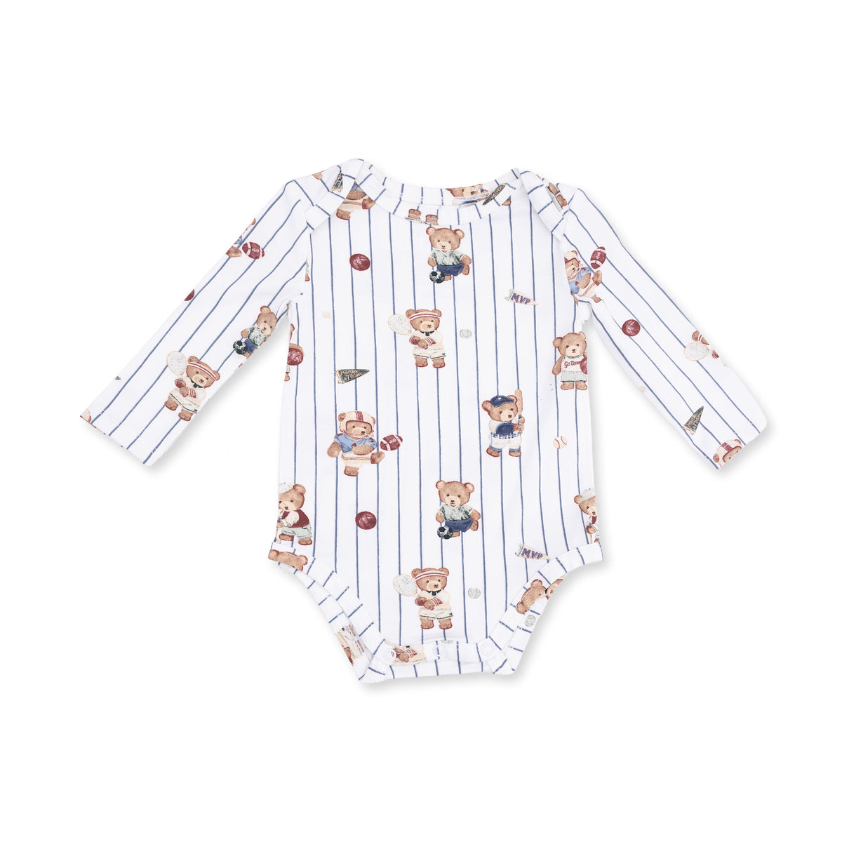 Angel Dear Mixed Sports Bears Bodysuit