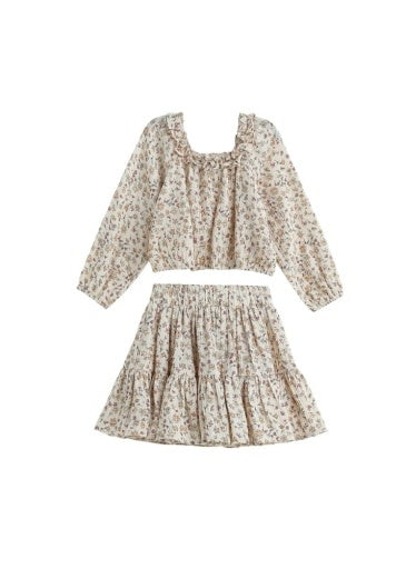 Mabel and Honey Red Autumn Breeze Two Piece Set