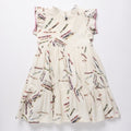 Pink Chicken Tossed Crayons Jennifer Dress