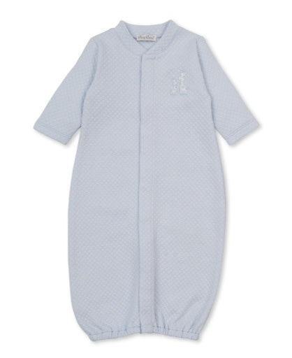 Kissy Kissy Blue Giraffe Emb Jacquard Conv Gown