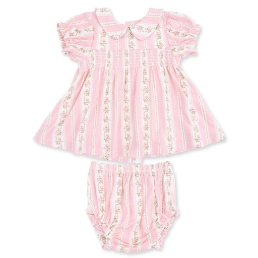 Angel Dear Antoinette Stripe Smocked Dress Set
