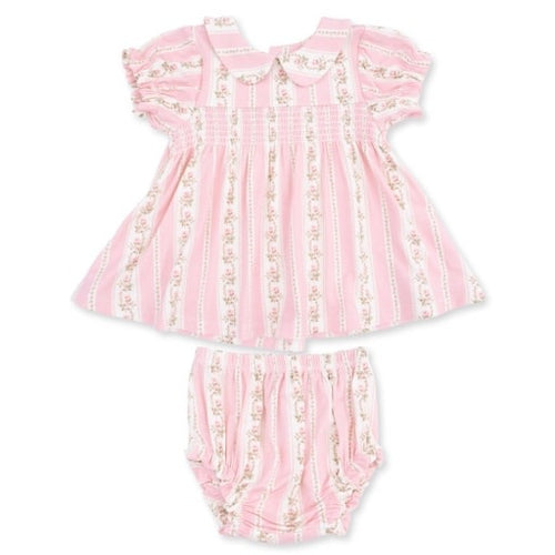 Angel Dear Antoinette Stripe Smocked Dress Set