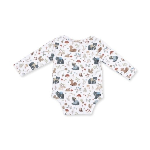 Angel Dear Southern Woodland Animals Green Bodysuit
