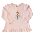 Luigi Kids Pink Dot Star Wand Swing Top