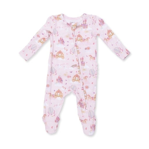 Angel Dear Princess Unicorn Castle Zipper Footie