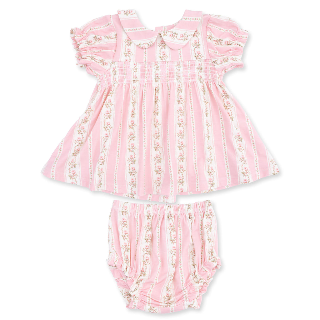 Angel Dear Antoinette Stripe Smocked Dress Set