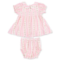 Angel Dear Antoinette Stripe Smocked Dress Set