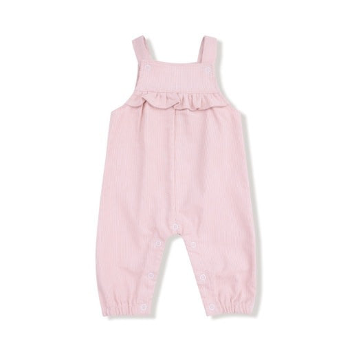 Angel Dear Veiled Pink Corduroy Ruffle Overall