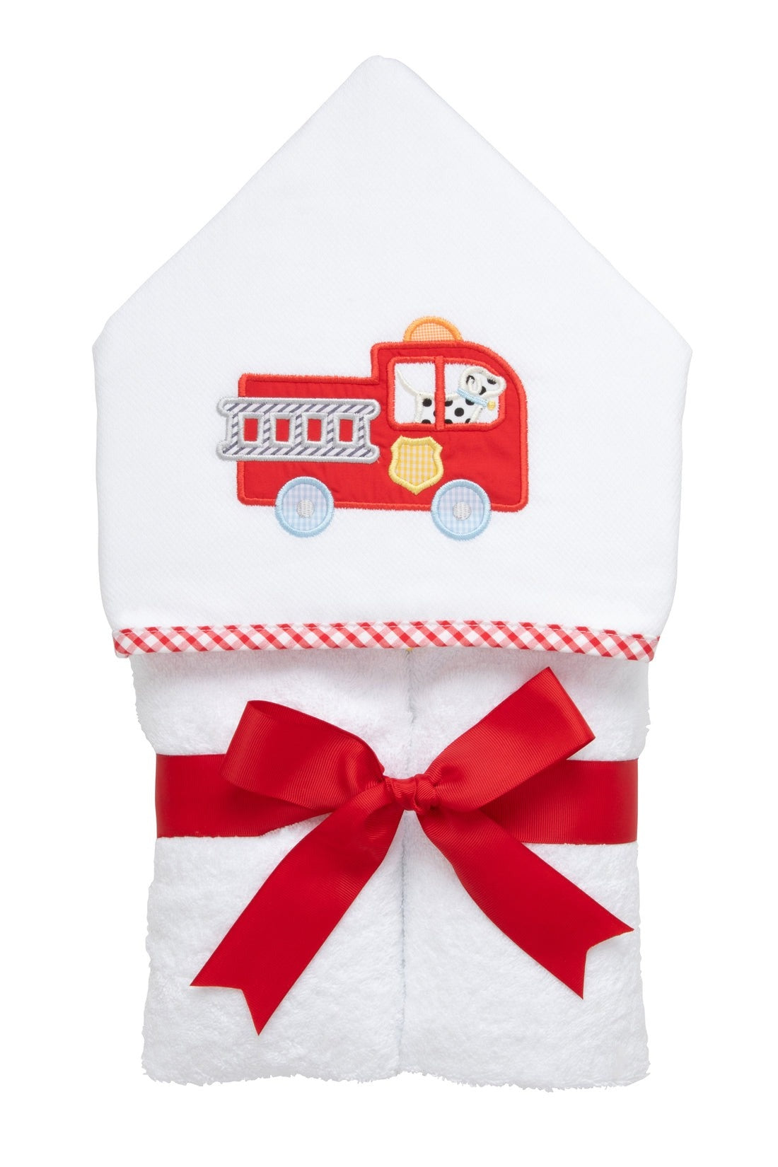 3 Marthas 3 Martha's Hooded Towel - Firetruck