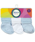 Jefferies Socks Blue & White Pom Pom 6 Pack