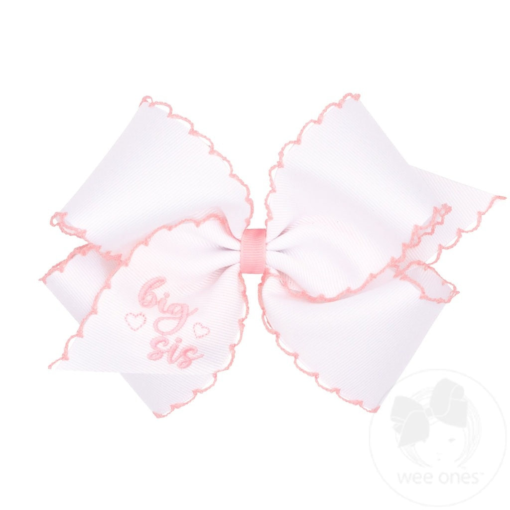 Wee Ones Big SIS Moonstitch Bow