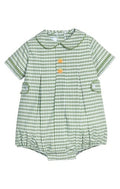 Little English Embroidered Nicholas Bubble - Pumpkin