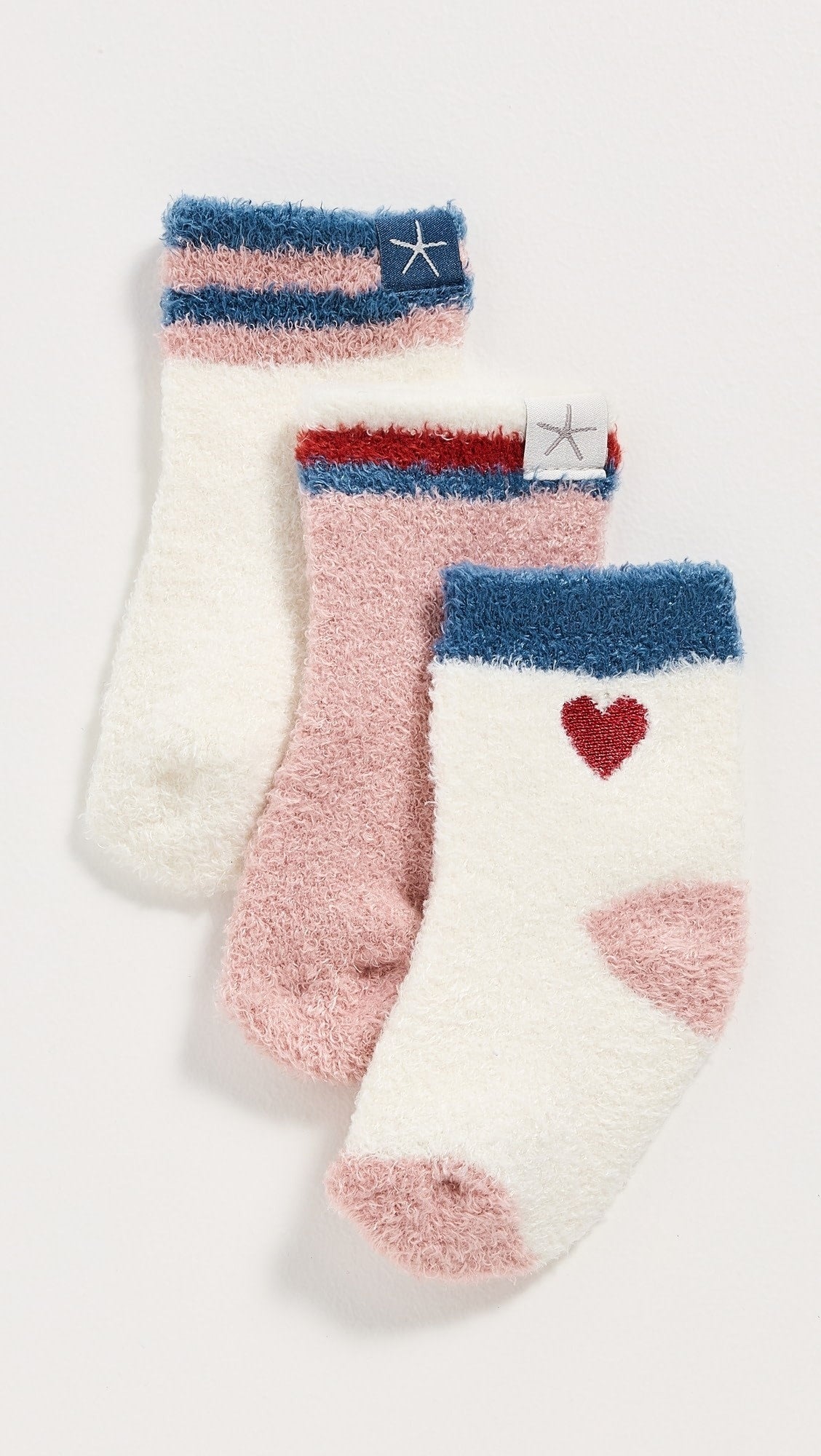 Barefoot Dreams Cream Multi Infant Sock Set