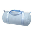 Mint Baby Blue Gingham Medium Duffel
