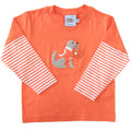 The Smiley Crab Orange Dog w/Helmet LS w/Two-Tone Slv Tee