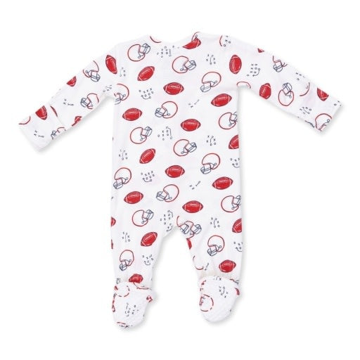 Angel Dear Touchdown Time Zipper Footie