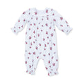 Angel Dear Alyssa Floral Smocked Romper