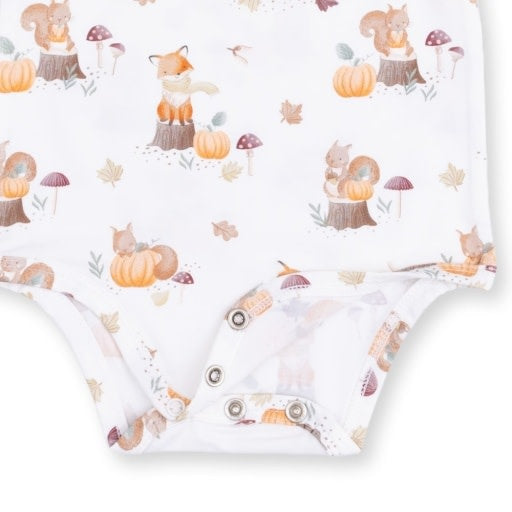 Angel Dear Woodland Animals with Pumpkin Bodysuit
