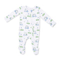 Angel Dear Golf Carts Blue Zipper Footie