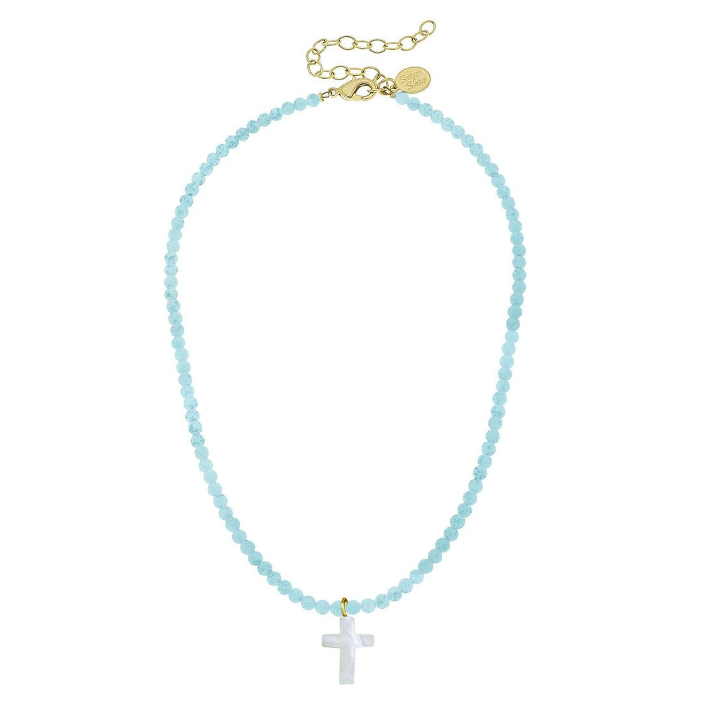 Susan Shaw Alys Cross Necklace