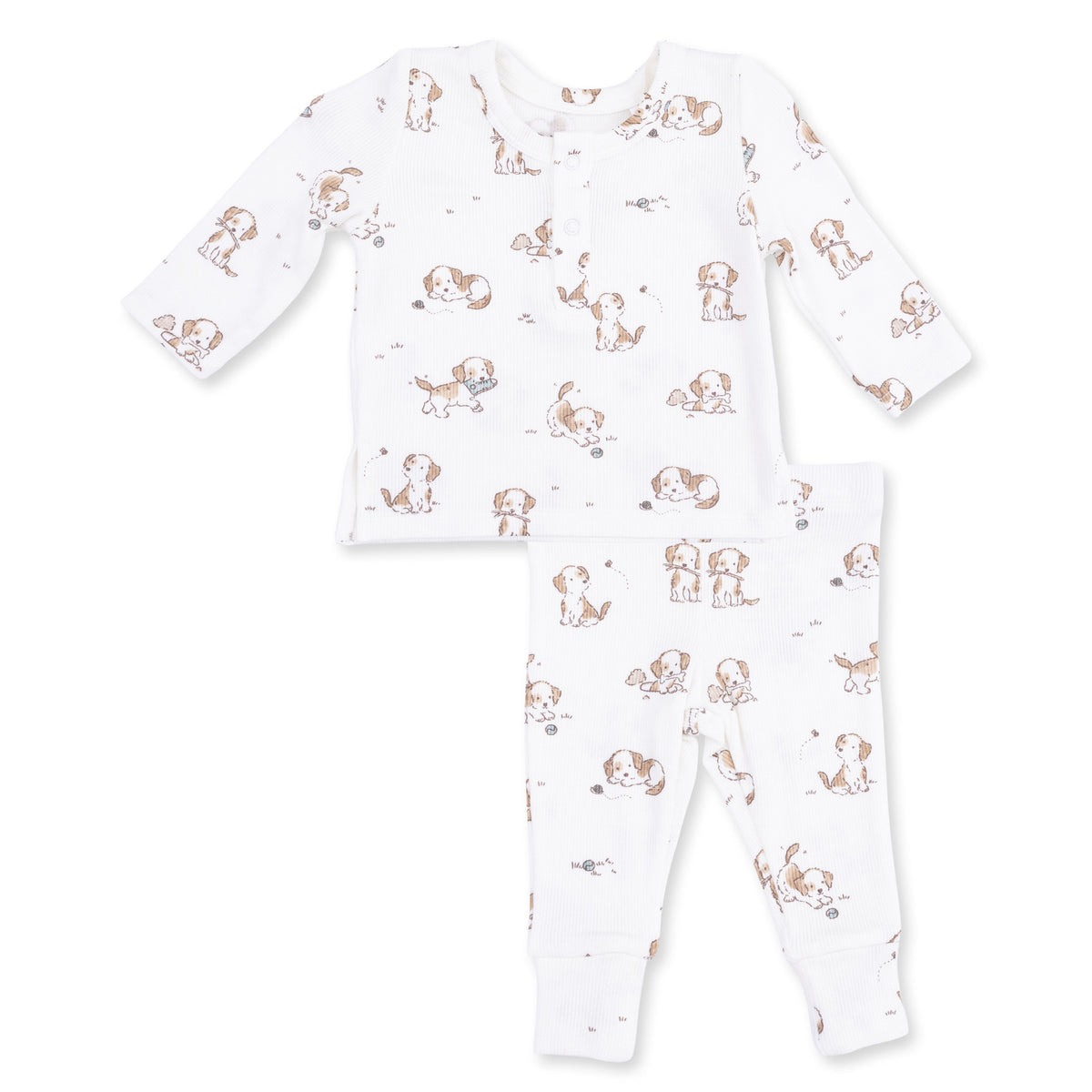 Angel Dear Explorer Puppy Blue Henley Play Set