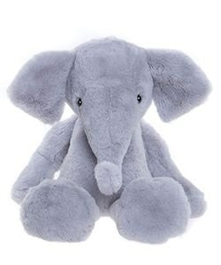 Charlie Bear Effie Elephant Cloudy Grey L