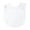 Paty White Shoulder Snap Bib