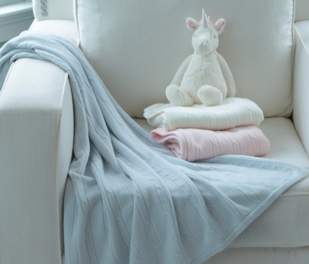 A Soft Idea A Soft Idea Cable Knit Blanket