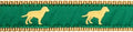 Ebinger Brothers Yellow Dog On Khaki Belt