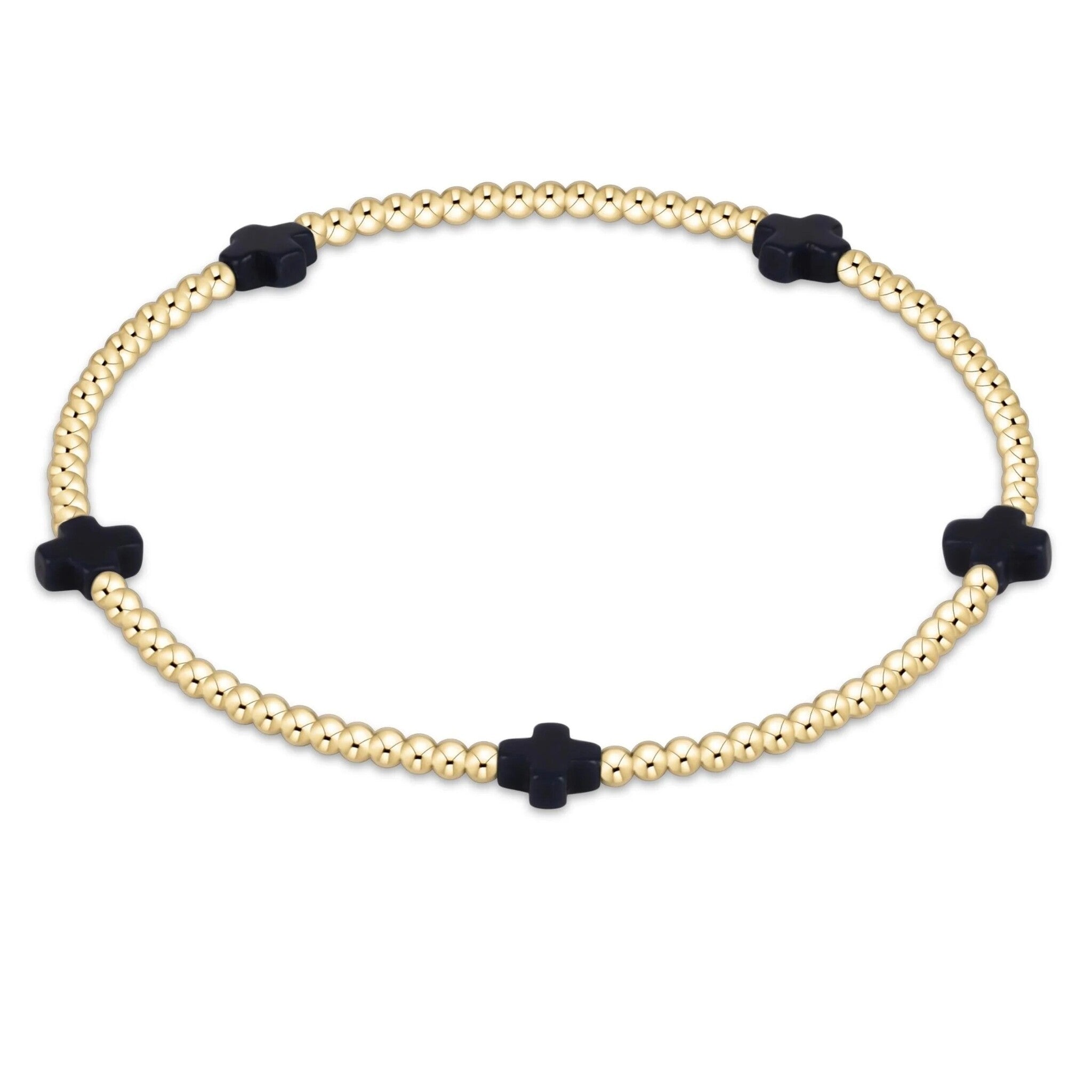 ENewton Signature Small Cross 2mm Bracelet