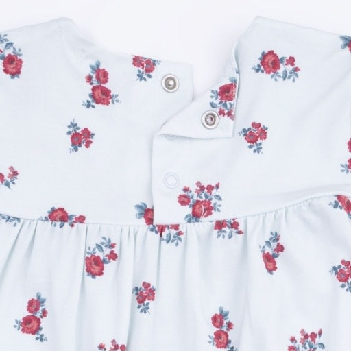 Angel Dear Alyssa Floral Smocked Ruffle Dress and Legging
