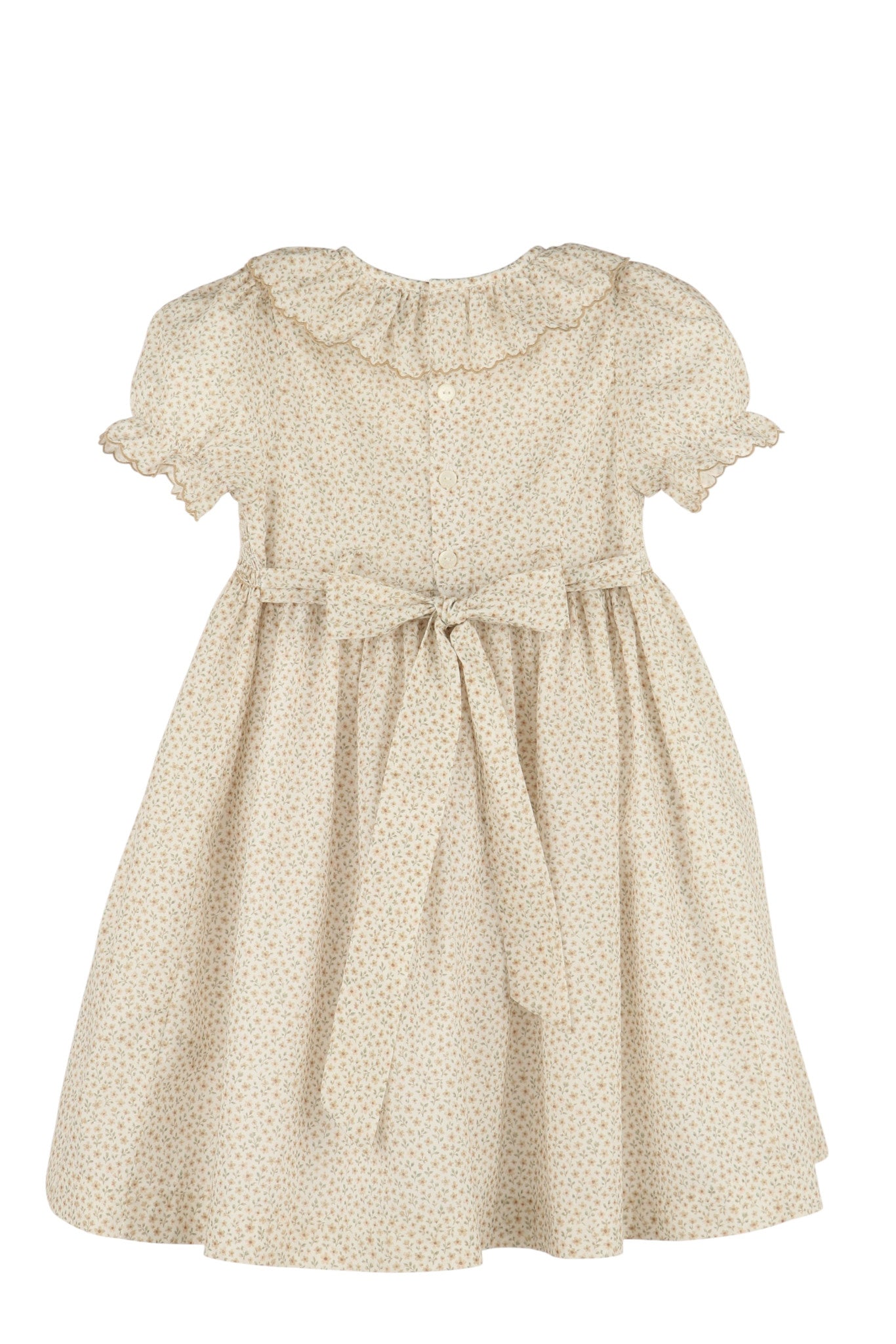 Luli&Me Yellow Forest Fairy Smocked Dress