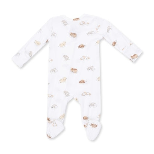 Angel Dear Puppy Snuggle Club - 2 Way Zipper Footie