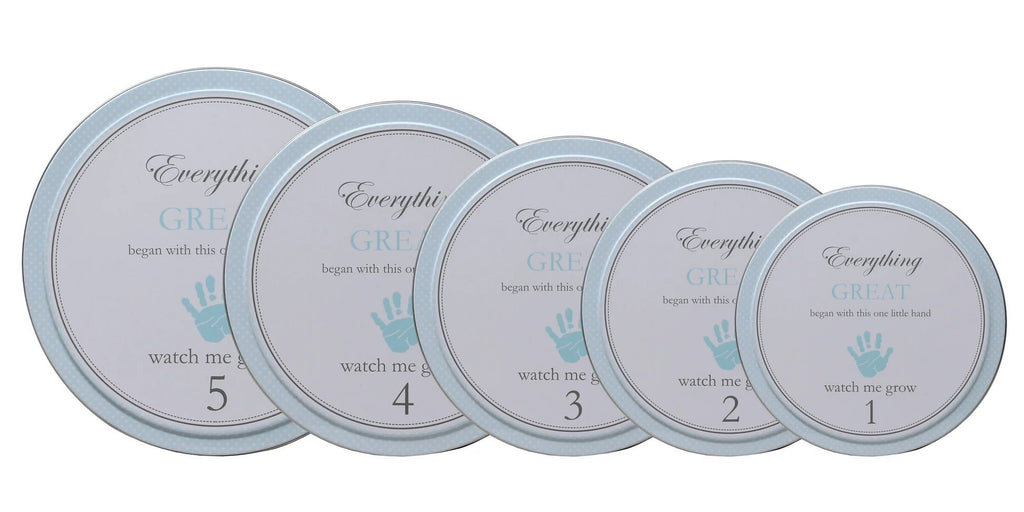 Child to Cherish Tower of Time Hand Print Kit Blue