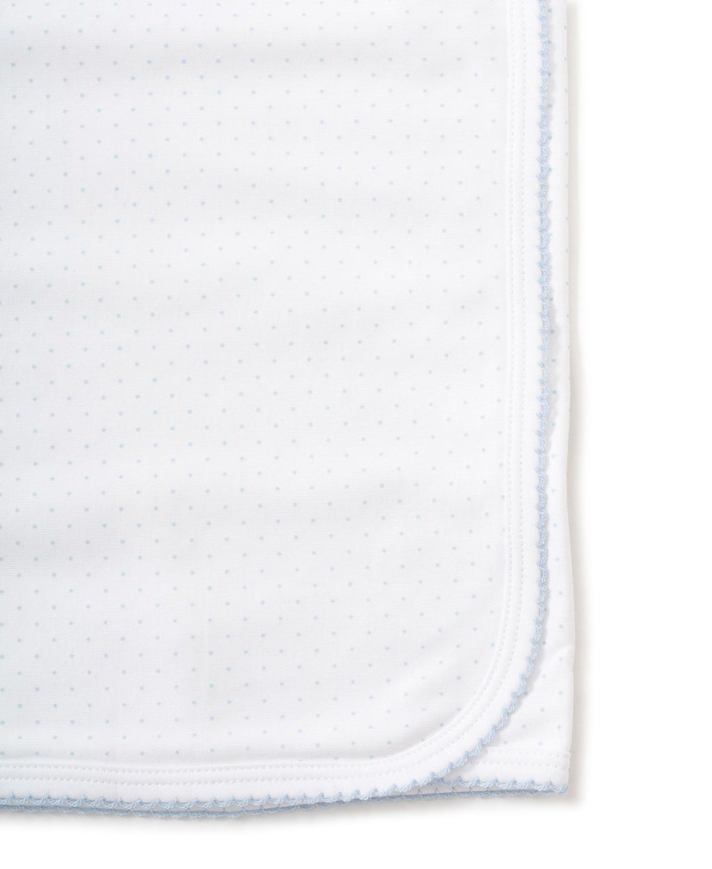 Kissy Kissy Blue Dot Blanket