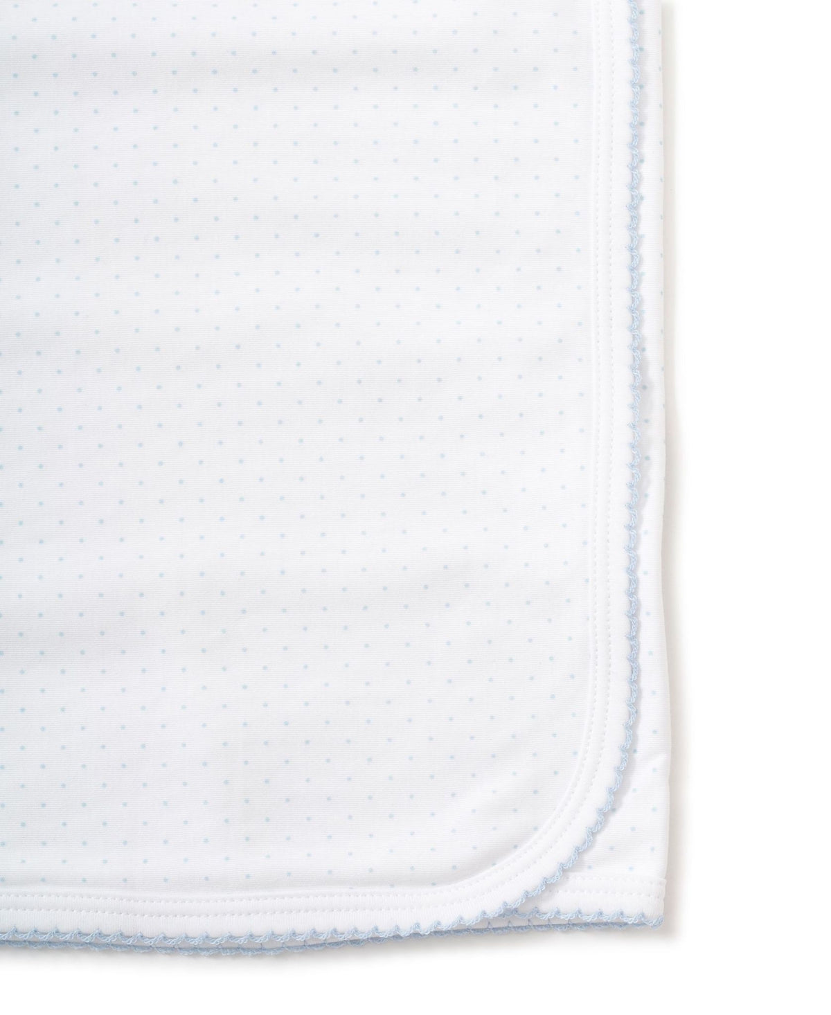 Kissy Kissy Blue Dot Blanket