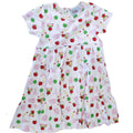 The Smiley Crab School Print Tiered Dress