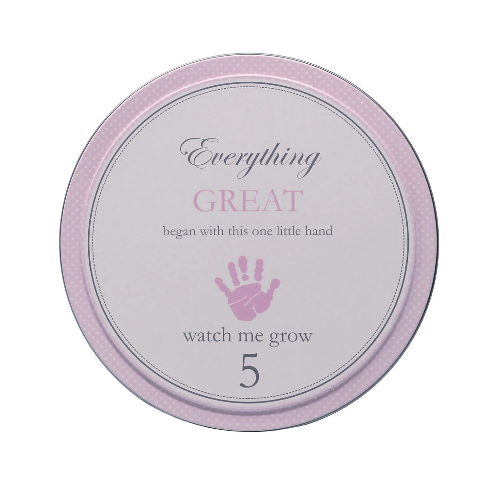 Child to Cherish Tower of Time Hand Print Kit Pink