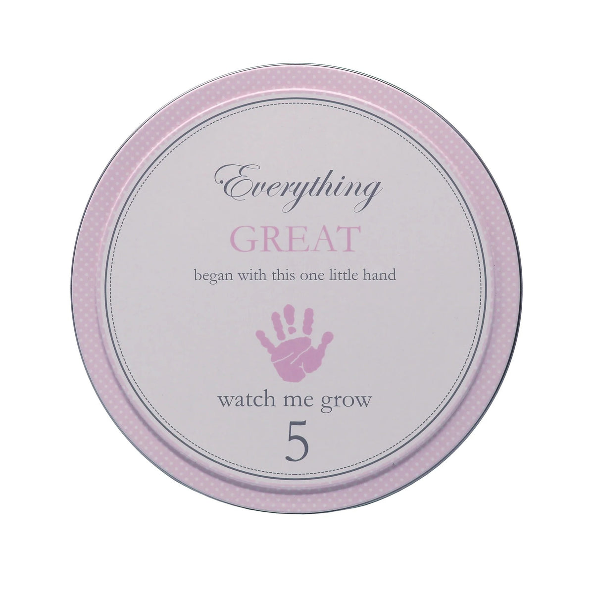 Child to Cherish Tower of Time Hand Print Kit Pink