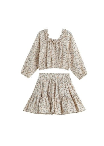Mabel and Honey Red Autumn Breeze Two Piece Set