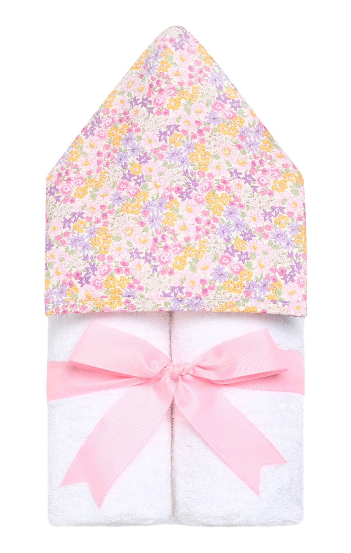 3 Marthas 3 Martha's Hooded Towel - Butterfly Floral Fabric