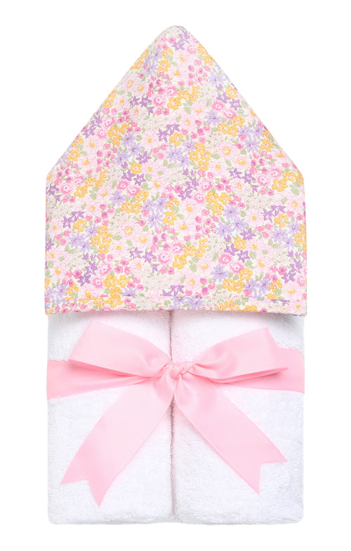 3 Marthas 3 Martha's Hooded Towel - Butterfly Floral Fabric