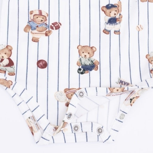 Angel Dear Mixed Sports Bears Bodysuit