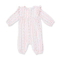 Angel Dear Marnie Rosebud Stripe Ruffle Romper