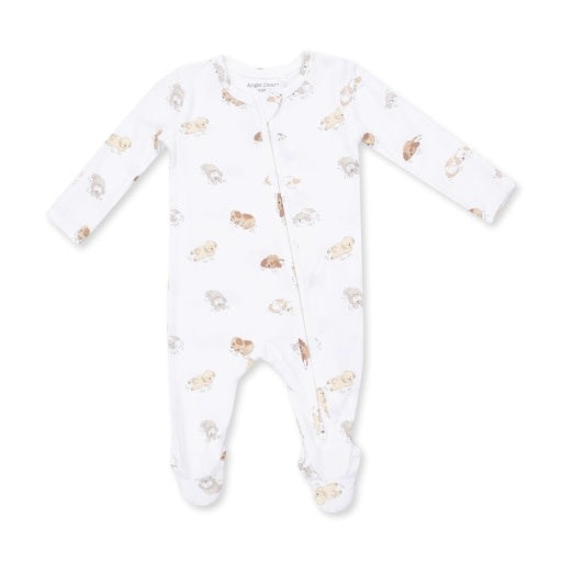 Angel Dear Puppy Snuggle Club - 2 Way Zipper Footie